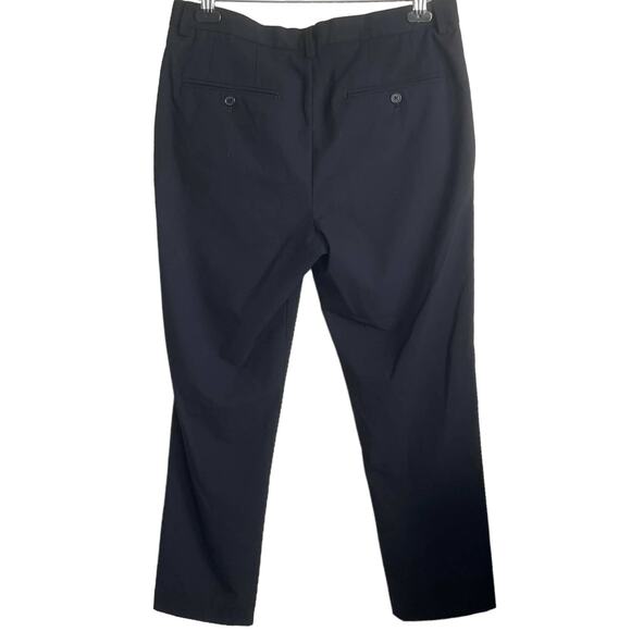 H&M Slim Fit Pants Women 32 Black Skinny Leg Basics Y2K Retro Comfort Academia - Picture 3 of 8